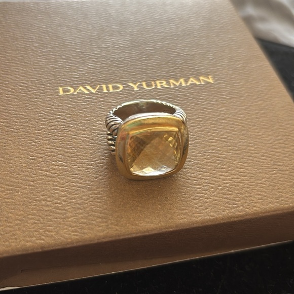 Jewelry - David Yurman citrine ring size 7 no callouts EUC